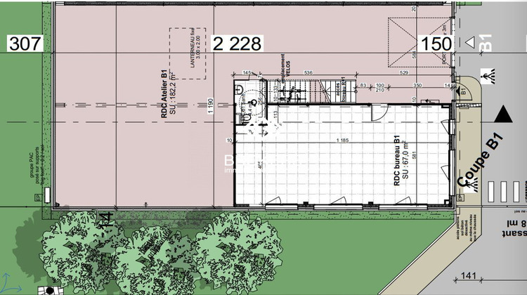Ma-Cabane - Location Local commercial Genay, 329 m²
