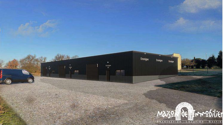 Ma-Cabane - Location Local commercial Gensac-la-Pallue, 188 m²