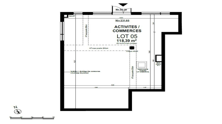 Ma-Cabane - Location Local commercial Gleizé, 192 m²