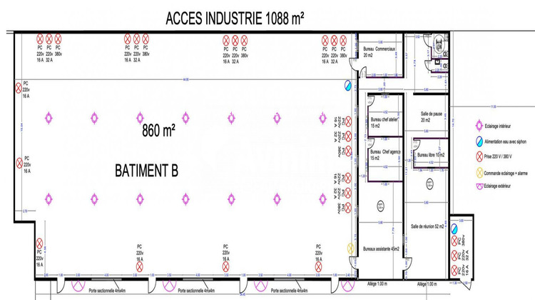 Ma-Cabane - Location Local commercial Gonesse, 1316 m²