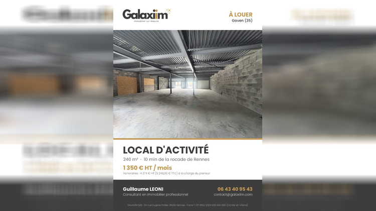 Ma-Cabane - Location Local commercial Goven, 240 m²