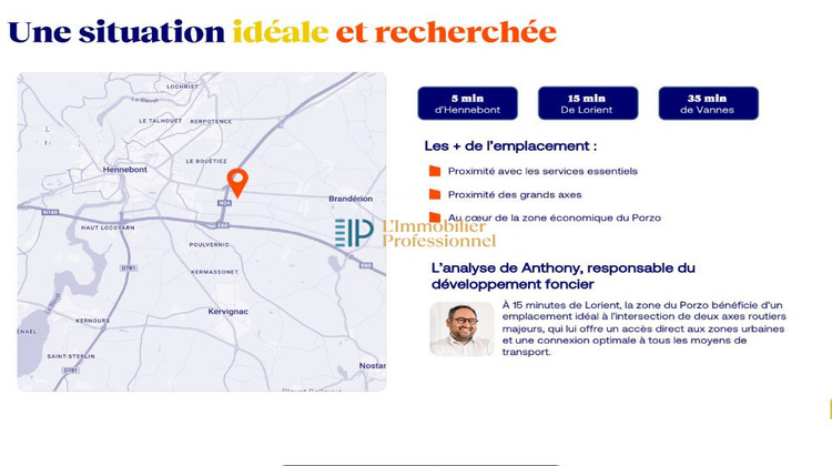 Ma-Cabane - Location Local commercial Kervignac, 151 m²