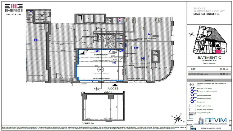 Ma-Cabane - Location Local commercial L'Haÿ-les-Roses, 52 m²