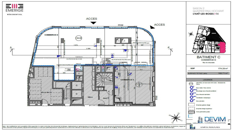 Ma-Cabane - Location Local commercial L'Haÿ-les-Roses, 169 m²
