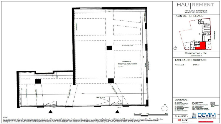 Ma-Cabane - Location Local commercial L'Haÿ-les-Roses, 413 m²