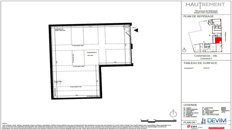 Ma-Cabane - Location Local commercial L'Haÿ-les-Roses, 117 m²