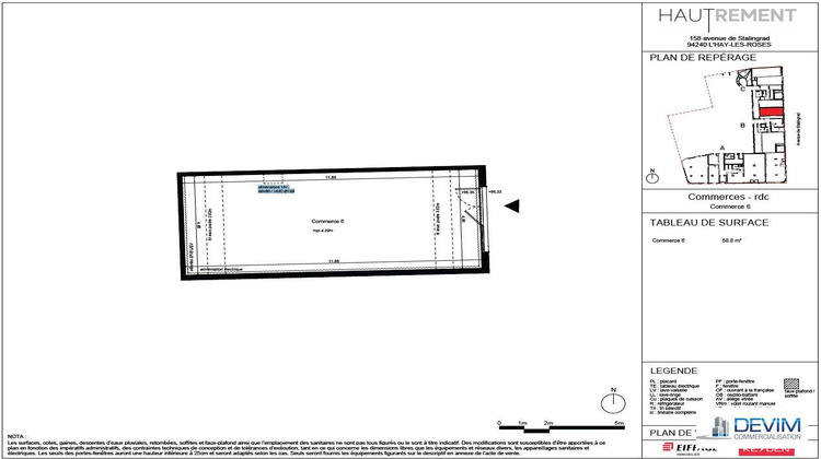 Ma-Cabane - Location Local commercial L'Haÿ-les-Roses, 59 m²