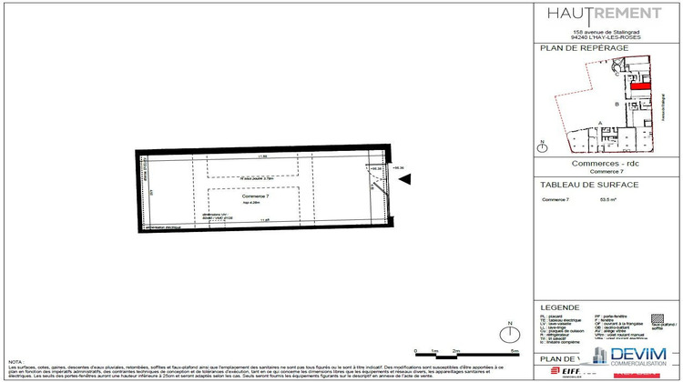 Ma-Cabane - Location Local commercial L'Haÿ-les-Roses, 54 m²