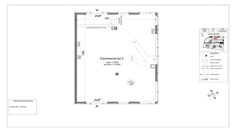 Ma-Cabane - Location Local commercial La Rochelle, 142 m²