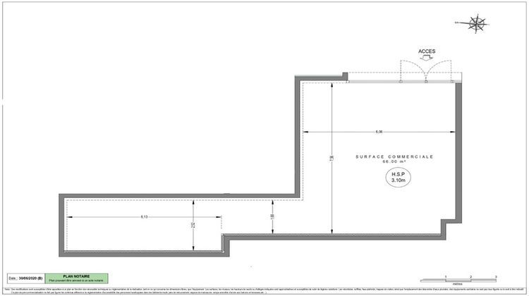 Ma-Cabane - Location Local commercial LE CANNET, 66 m²