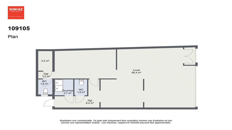 Ma-Cabane - Location Local commercial LE PORT, 65 m²