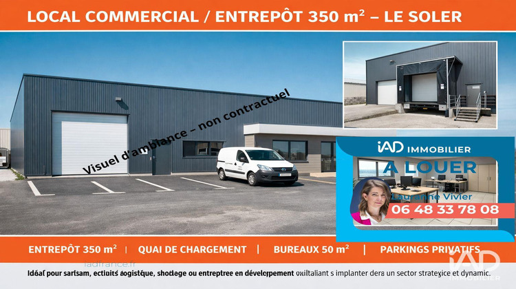 Ma-Cabane - Location Local commercial Le Soler, 350 m²