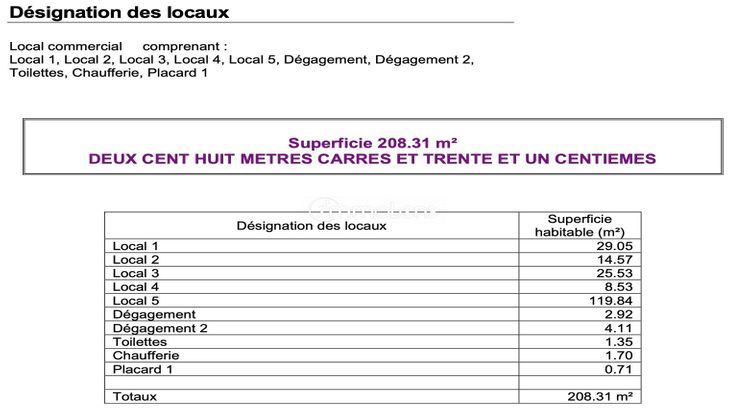 Ma-Cabane - Location Local commercial Lens, 229 m²