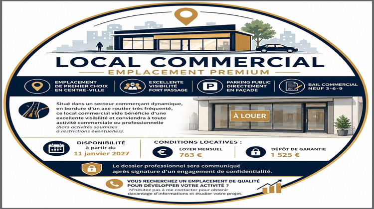 Ma-Cabane - Location Local commercial Les Sables-d'Olonne, 43 m²