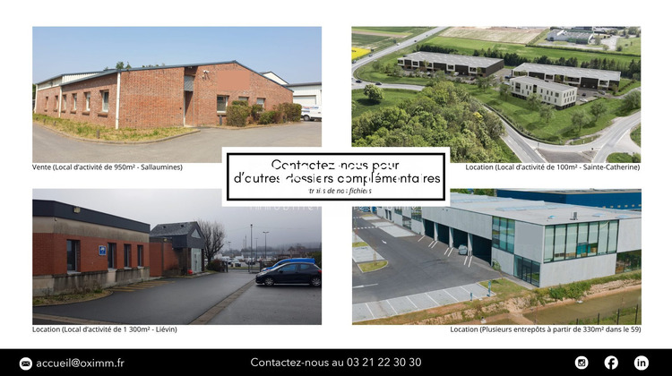 Ma-Cabane - Location Local commercial Libercourt, 1215 m²