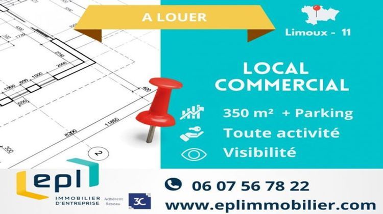 Ma-Cabane - Location Local commercial Limoux, 350 m²