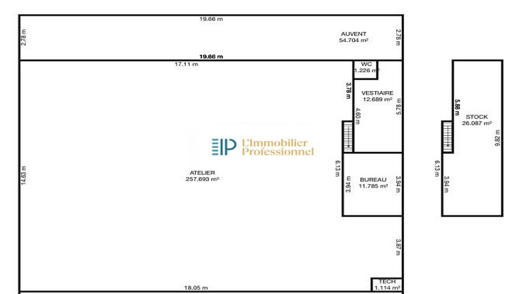 Ma-Cabane - Location Local commercial Lorient, 300 m²