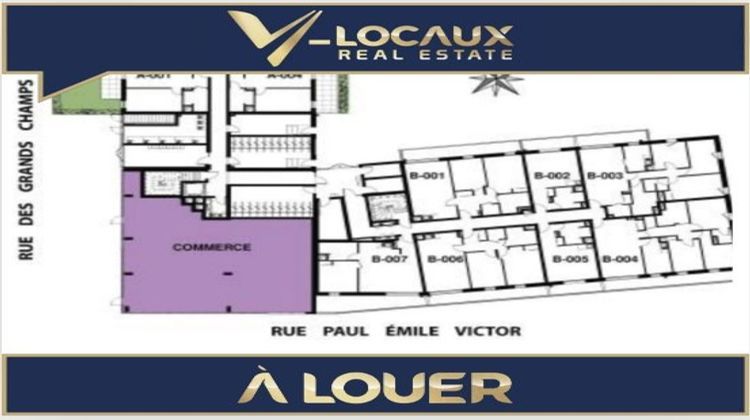 Ma-Cabane - Location Local commercial Louvres, 191 m²