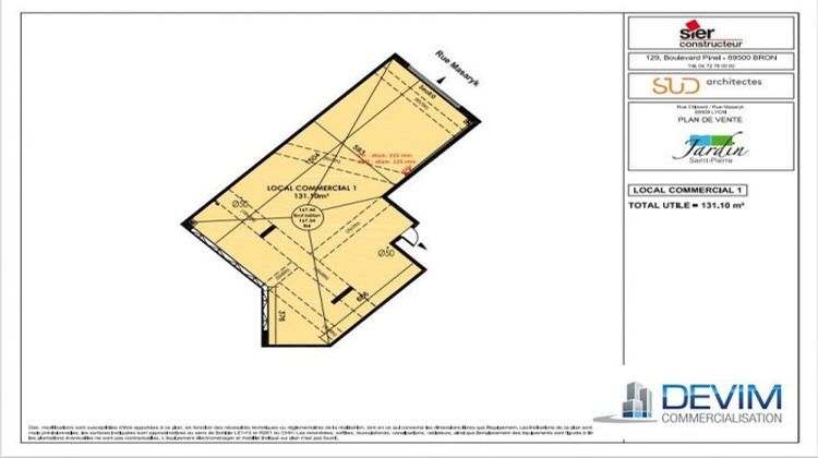 Ma-Cabane - Location Local commercial Lyon, 131 m²