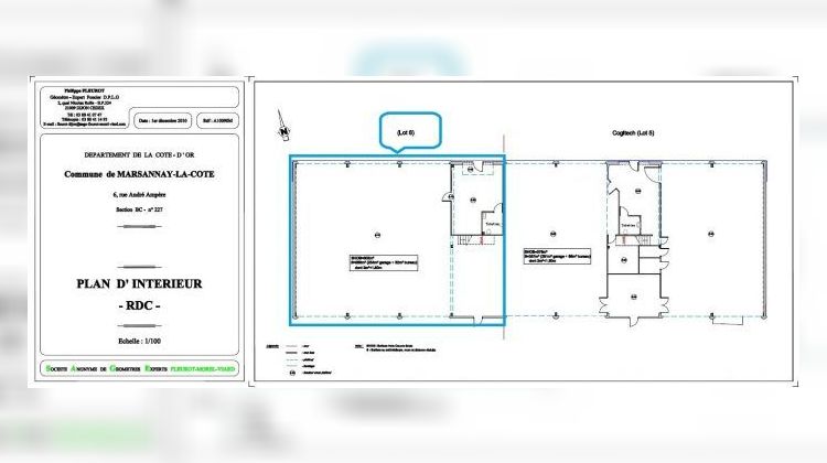 Ma-Cabane - Location Local commercial Marsannay-la-Côte, 284 m²