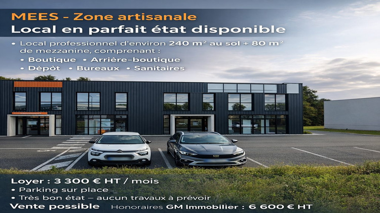 Ma-Cabane - Location Local commercial Mées, 320 m²