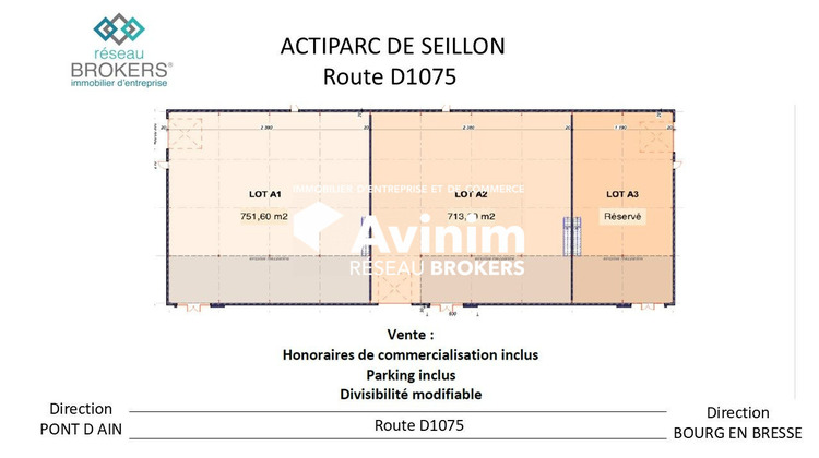 Ma-Cabane - Location Local commercial Montagnat, 679 m²