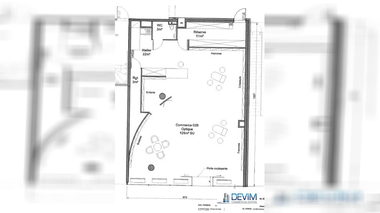 Ma-Cabane - Location Local commercial Nanterre, 129 m²