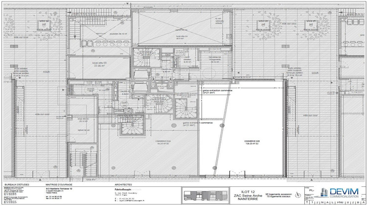 Ma-Cabane - Location Local commercial Nanterre, 129 m²