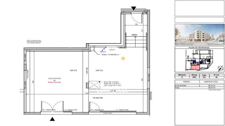 Ma-Cabane - Location Local commercial Nantes, 66 m²