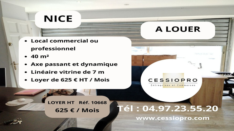 Ma-Cabane - Location Local commercial Nice, 40 m²