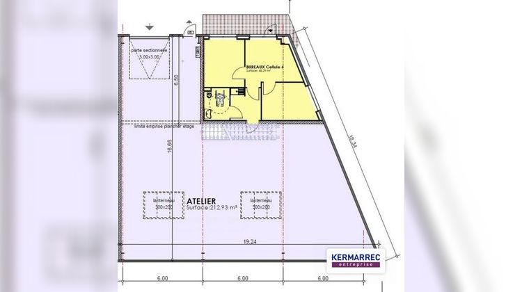 Ma-Cabane - Location Local commercial Noyal-Châtillon-sur-Seiche, 347 m²