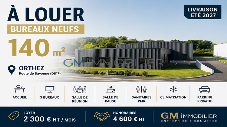 Ma-Cabane - Location Local commercial Orthez, 140 m²