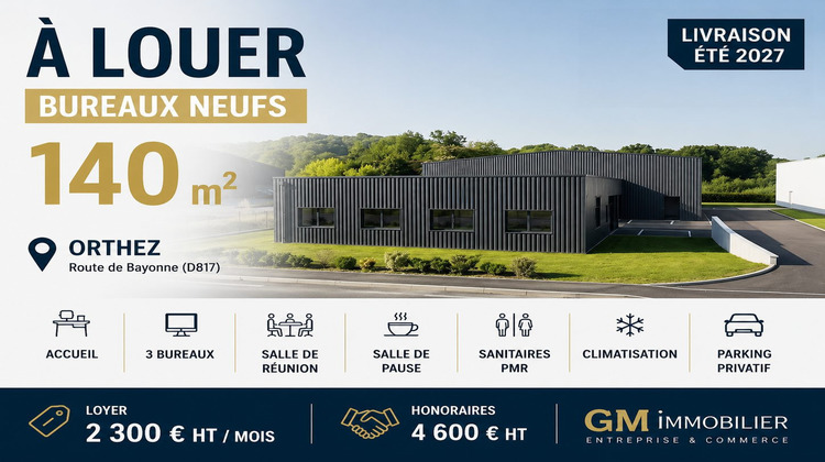 Ma-Cabane - Location Local commercial Orthez, 140 m²