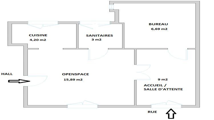 Ma-Cabane - Location Local commercial PARIS 16, 39 m²