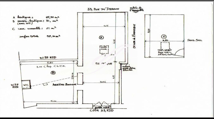 Ma-Cabane - Location Local commercial Paris, 77 m²