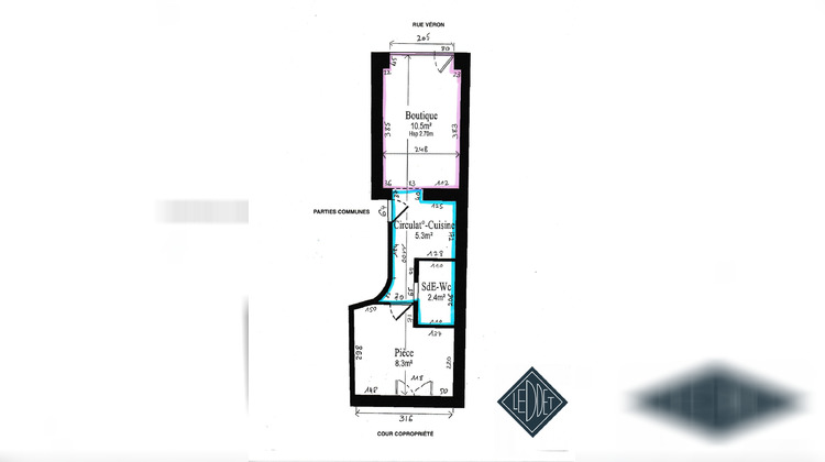 Ma-Cabane - Location Local commercial Paris, 18 m²
