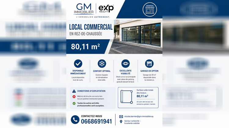 Ma-Cabane - Location Local commercial Pau, 80 m²