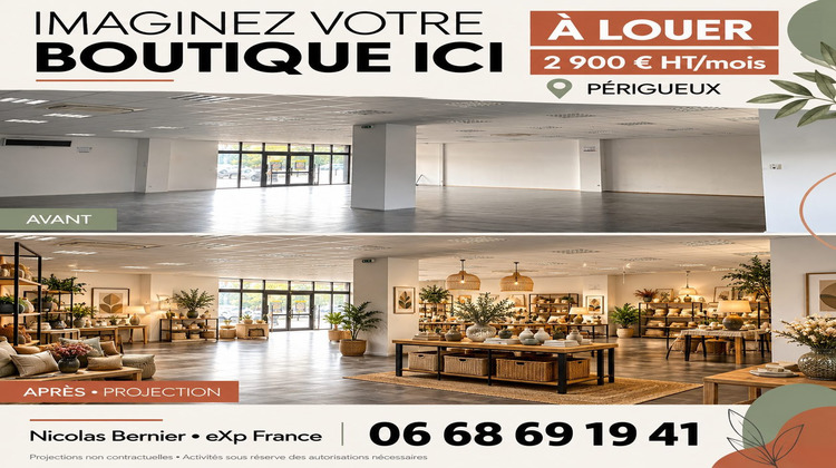 Ma-Cabane - Location Local commercial Périgueux, 298 m²