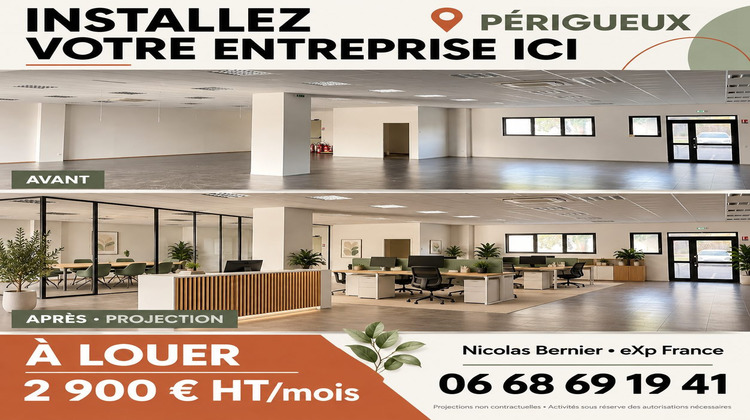 Ma-Cabane - Location Local commercial Périgueux, 298 m²