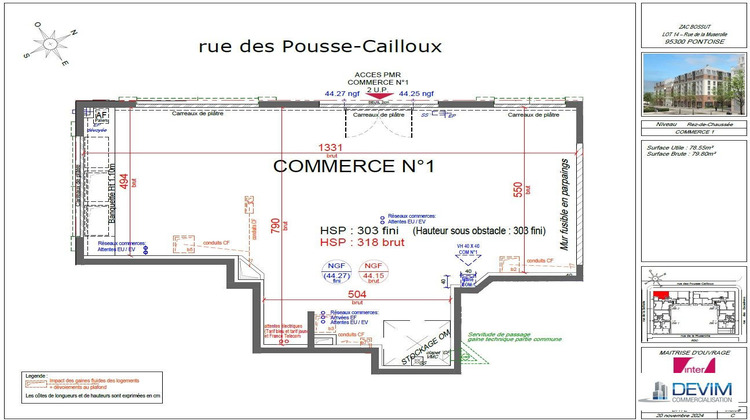 Ma-Cabane - Location Local commercial Pontoise, 80 m²