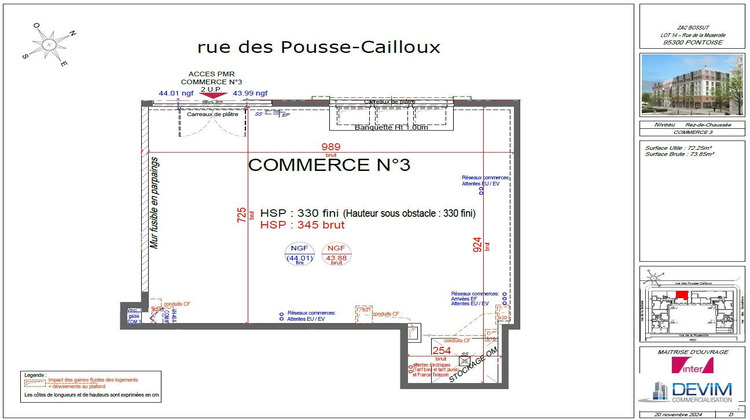 Ma-Cabane - Location Local commercial Pontoise, 74 m²
