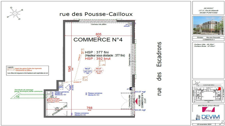 Ma-Cabane - Location Local commercial Pontoise, 68 m²