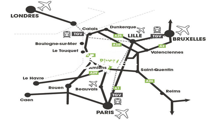Ma-Cabane - Location Local commercial Rivery, 252 m²