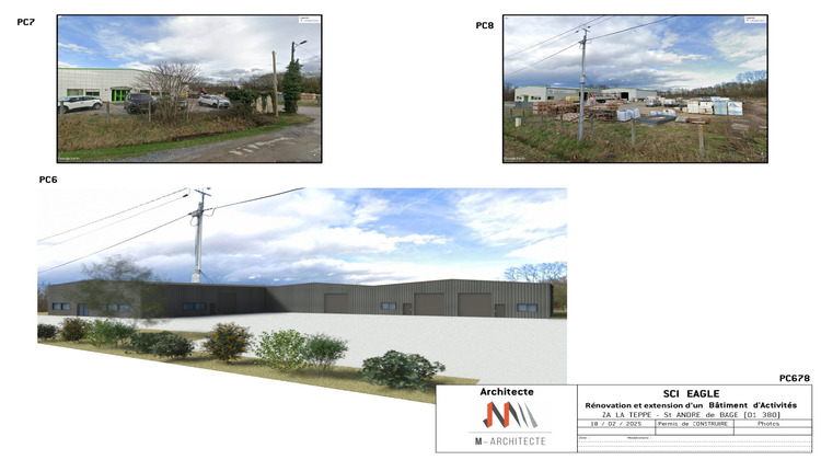 Ma-Cabane - Location Local commercial Saint-André-de-Bâgé, 192 m²