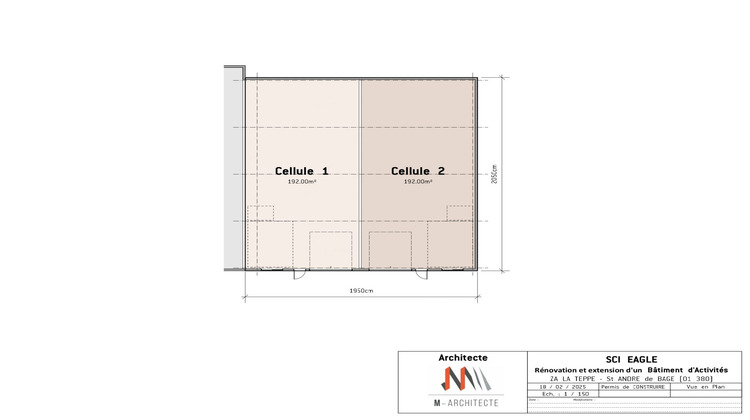 Ma-Cabane - Location Local commercial Saint-André-de-Bâgé, 192 m²