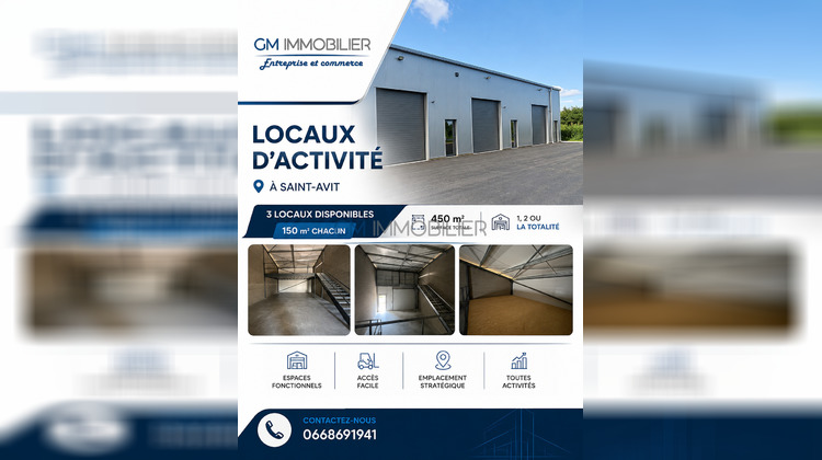 Ma-Cabane - Location Local commercial Saint-Avit, 150 m²