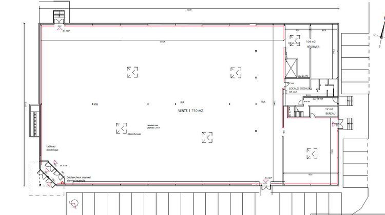 Ma-Cabane - Location Local commercial SAINT-AVOLD, 450 m²