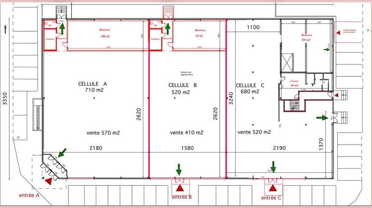 Ma-Cabane - Location Local commercial SAINT-AVOLD, 500 m²