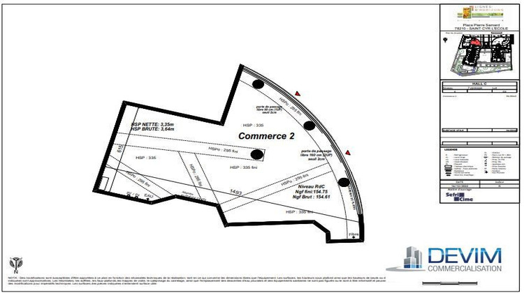 Ma-Cabane - Location Local commercial Saint-Cyr-l'École, 94 m²