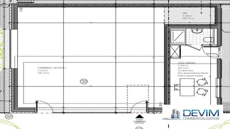 Ma-Cabane - Location Local commercial Saint-Denis, 74 m²